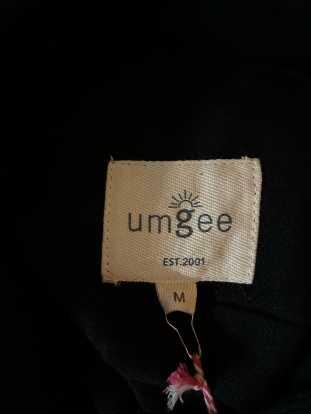 Umgee Black Long Sleeve Button Front Blouse - Picture 7 of 8